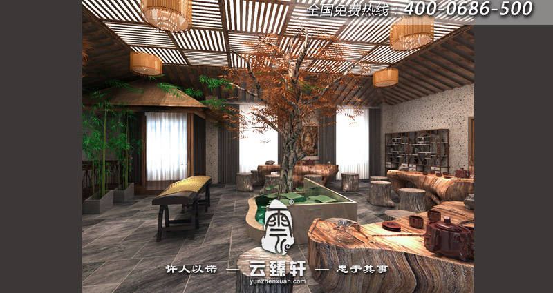 庭院型茶藝館設(shè)計(jì)