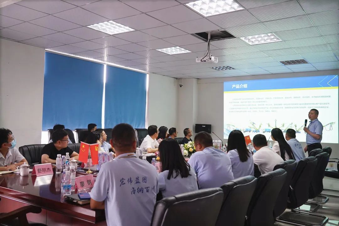 李光明書記調(diào)研藍(lán)海智裝，推動黨建與業(yè)務(wù)融合發(fā)展(圖2)