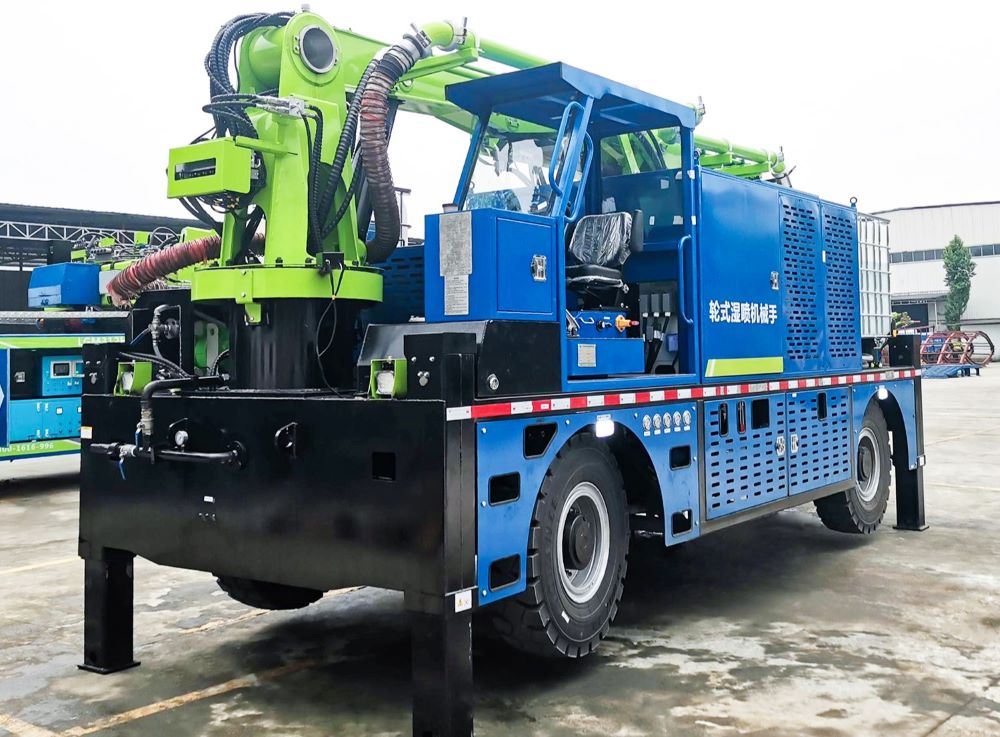 液壓混凝土濕噴機的工作原理以及應用與優勢(圖1) 液壓混凝土濕噴機的工作原理以及應用與優勢(圖1)